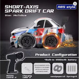 High-Speed RC Drift Car with Spark Effect